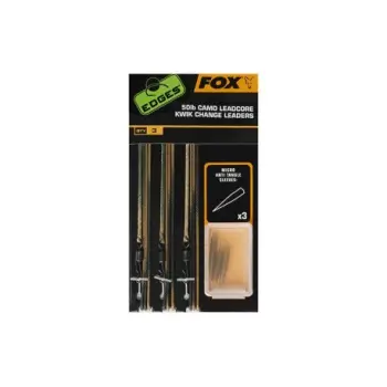 FOX Edges 50lb Camo Leadcore Kwik Change Leaders