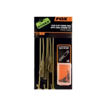 FOX EDGES Lead Clip Tubing Rig - Trans Khaki