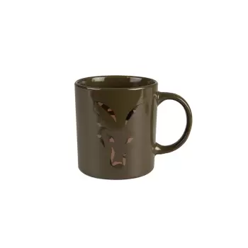 FOX Green and Camo Head Ceramic Mug