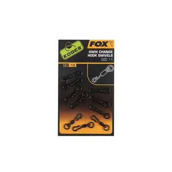 FOX Edges Kwik Change Hook Swivels Size 11 x10
