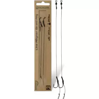 #2 Radical Line Aligner Braid Rig 20lbs 2szt 20cm