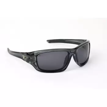 MATRIX Polarised Sunglasses Trans Black Wraps/Grey Lense