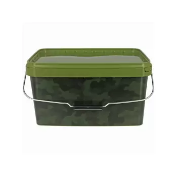 NGT 12,5 litre camo bucket wiaderko Prostokątne