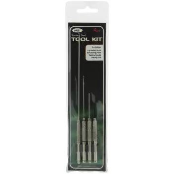 NGT 4pc Stainless Baiting Tool Set Igła wiertło