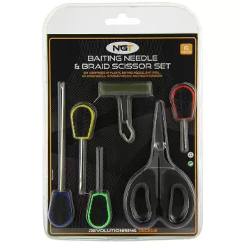 NGT 6pc Plastic Set Igła wiertło zaciągacz nożyczki