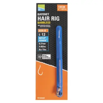 PRESTON KKH-B Mag Store Hair Rigs 10cm Bayonet 10