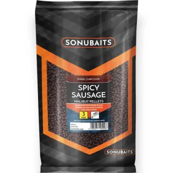 SONUBAITS Halibut - Spicy Sausage 3mm 900g