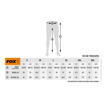 FOX Lightweight Camo RS 10K Trousers