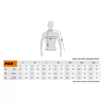 FOX Aquos Tri Layer Std Jacket XL