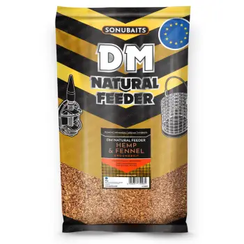 SONUBAITS DM Natural Feeder - Hemp & Fennel 1kg